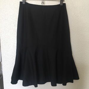 Ann Taylor Black midi skirt